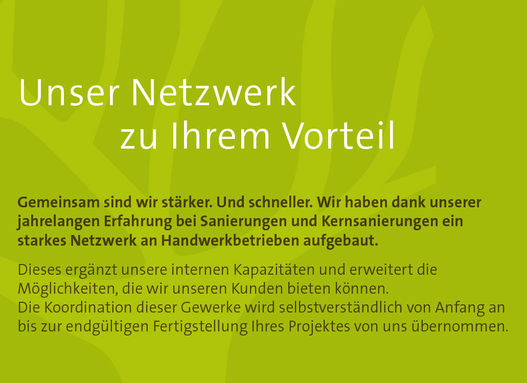 Unser Netzwerk zu Ihrem Vorteil